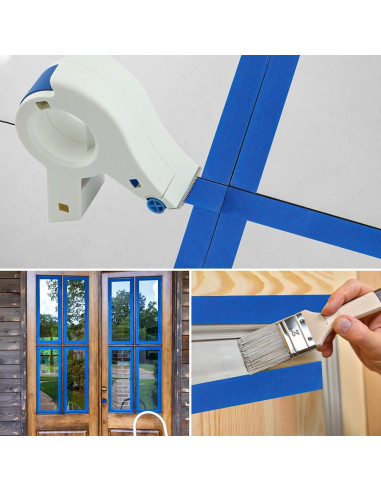 Dispensador de Cinta de Pintor Loyanger Blanco 15x10.4cm