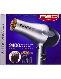 Secador de Cabello RED by Kiss 2400W Cerámica Turmalina 2