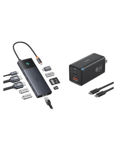 Baseus Estación de Acoplamiento 10 en 1 USB-C 65W 4K