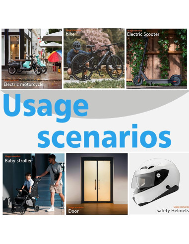 Candado de Bicicleta Biométrico OFASONO BFP0024 Antirrobo 1.5m