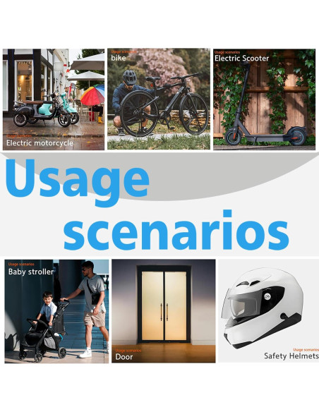 Candado de Bicicleta Biométrico OFASONO BFP0024 Antirrobo 1.5m