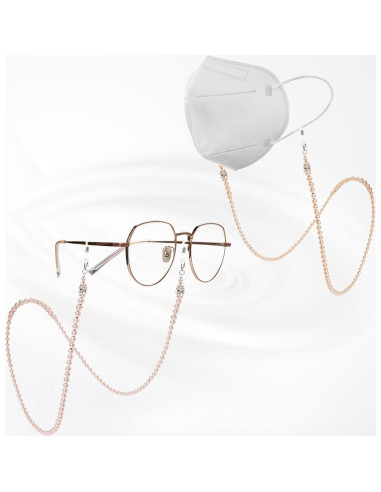 Cadena de Gafas de Perlas 75 cm - Soporte para Gafas