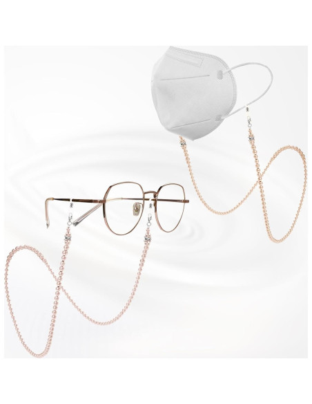 Cadena de Gafas de Perlas 75 cm - Soporte para Gafas