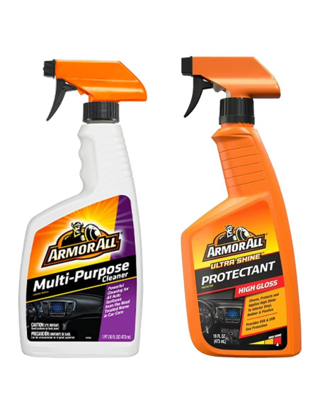 Kit de Limpieza para Autos Armor All: Spray Limpiador + Protectante