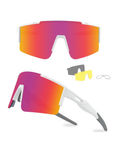 Gafas de Ciclismo Ukoly 3 Lentes Intercambiables Polarizadas