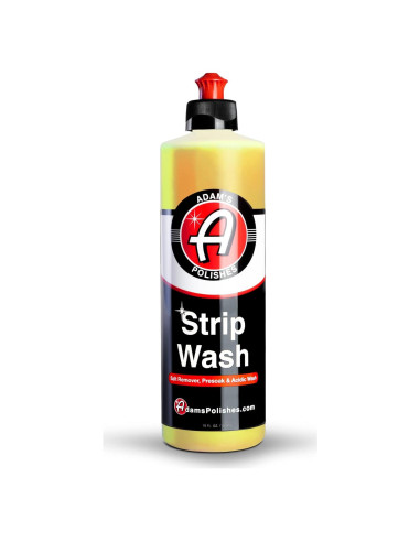 Jabón para Lavado de Autos Adam's Strip 473 ml - Removedor de Ceras y Sal