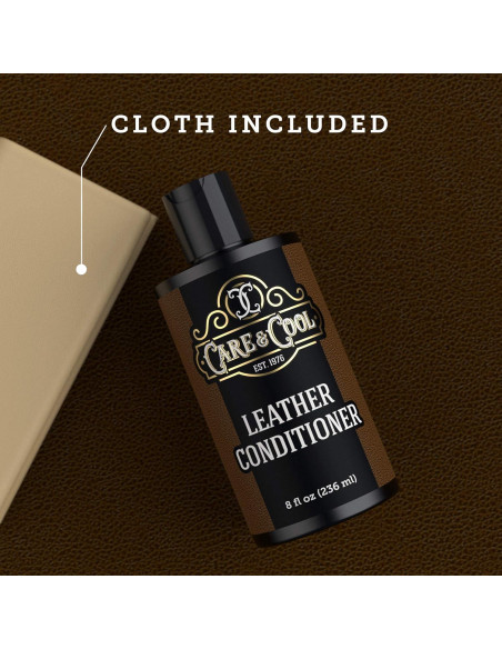 Acondicionador de Cuero Care & Cool 296g con Paño Incluido