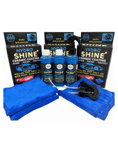 Kit de Spray Nano-Cerámico HydroShine EZ - 3 Botellas 500ml