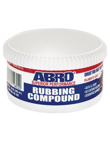 ABRO Compuesto Abrasivo Automotriz 283.5 g - Pulido y Brillo