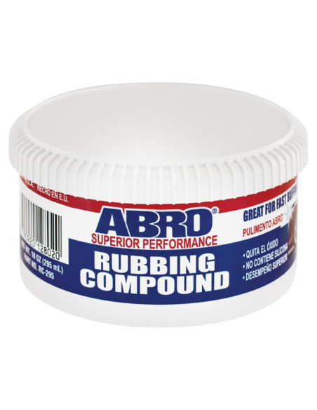 ABRO Compuesto Abrasivo Automotriz 283.5 g - Pulido y Brillo
