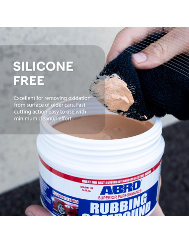 ABRO Compuesto Abrasivo Automotriz 283.5 g - Pulido y Brillo