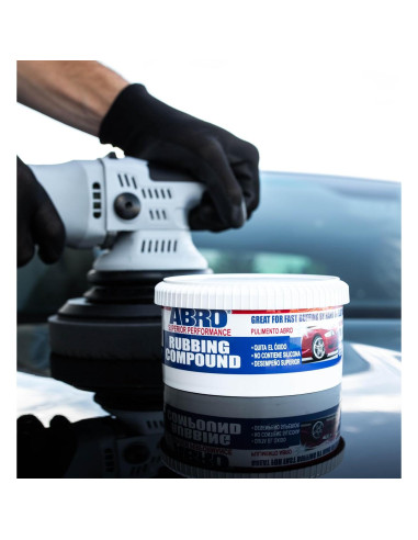 ABRO Compuesto Abrasivo Automotriz 283.5 g - Pulido y Brillo