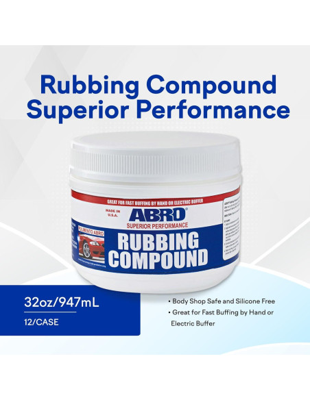 ABRO Compuesto Abrasivo Automotriz 283.5 g - Pulido y Brillo