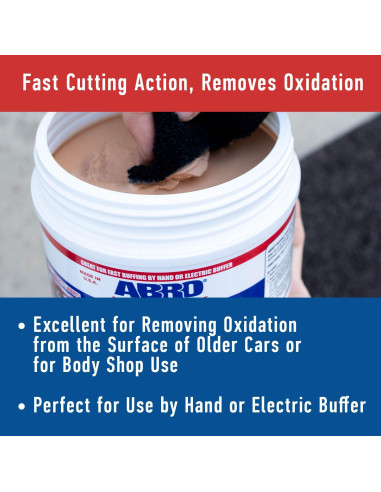 ABRO Compuesto Abrasivo Automotriz 283.5 g - Pulido y Brillo