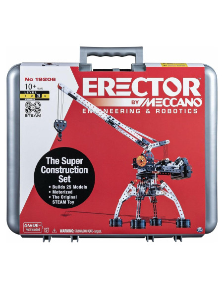 Set de Construcción Motorizado Meccano Erector 25 en 1 - 638 Piezas