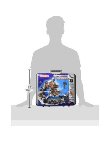 Set de Construcción Motorizado Meccano Erector 25 en 1 - 638 Piezas