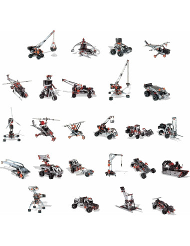 Set de Construcción Motorizado Meccano Erector 25 en 1 - 638 Piezas