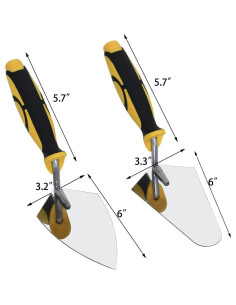 Juego de Herramientas de Albañilería One Quarter - Paletas 15 cm 2