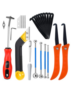 Kit de Herramientas para Remoción de Lechada 25 Piezas Pafeooui