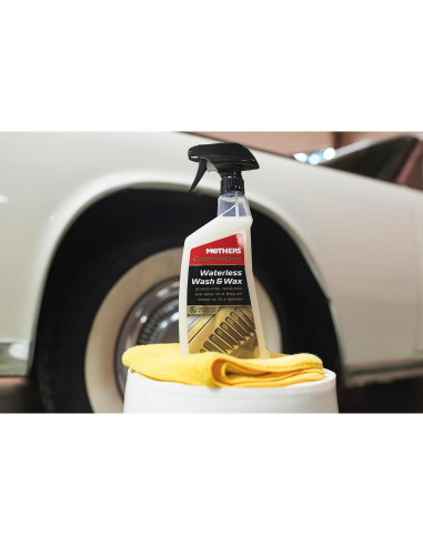 Mothers Lavado y Cera Sin Agua 24 oz - Cuidado Automotriz