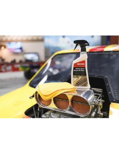 Mothers Lavado y Cera Sin Agua 24 oz - Cuidado Automotriz