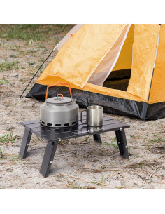 Mesa Plegable de Playa Old Bahama Bay, Aluminio 30kg Negra 2