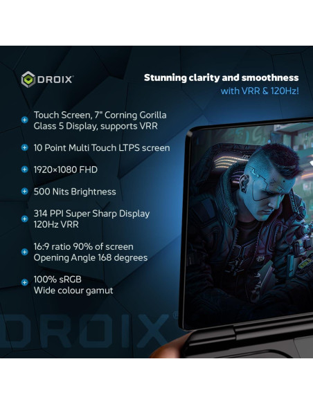 GPD Win Mini 2025 PC de Juegos Portátil 7" 1080p AMD Ryzen 7