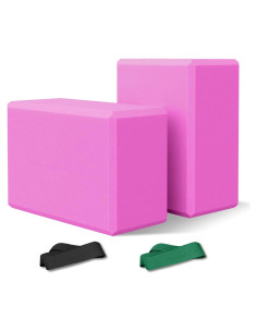 Juego de 2 Bloques de Yoga H.J. Immbir Antideslizantes 22.86x15.24x10.16 cm