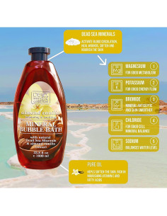 Baño de Burbujas Colección del Mar Muerto 2L Almendra Vainilla 2