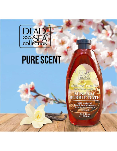 Baño de Burbujas Colección del Mar Muerto 2L Almendra Vainilla