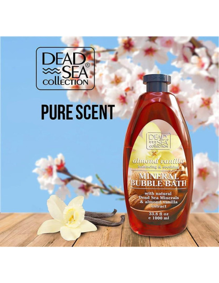 Baño de Burbujas Colección del Mar Muerto 2L Almendra Vainilla
