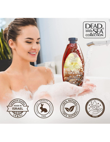 Baño de Burbujas Colección del Mar Muerto 2L Almendra Vainilla