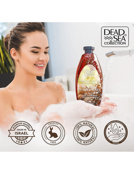 Baño de Burbujas Colección del Mar Muerto 2L Almendra Vainilla