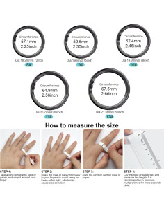 Anillo Inteligente Domhong SR08 con Pantalla LED y Monitoreo de Salud 2