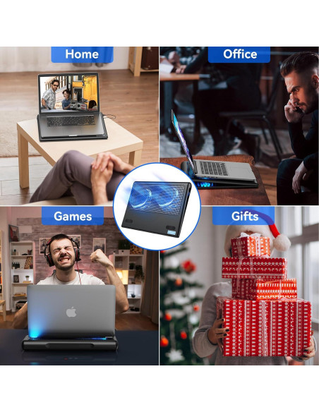 Base de Enfriamiento TECKNET para Laptop 12-16" Ajustable