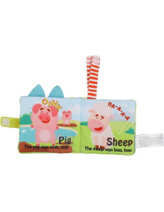 Libros de Tela Crujiente para Bebés bebe mondo - 2-Pack Granja 2