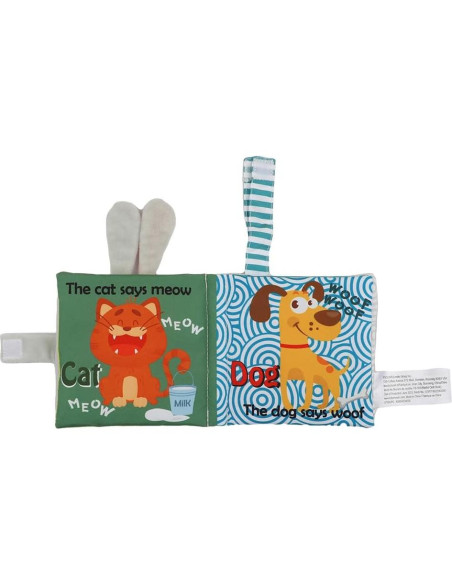 Libros de Tela Crujiente para Bebés bebe mondo - 2-Pack Granja