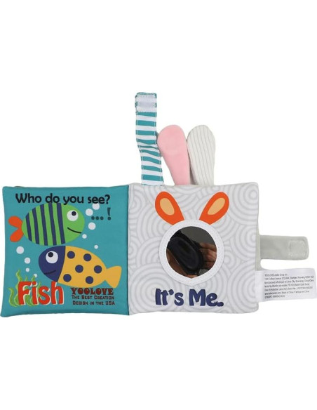 Libros de Tela Crujiente para Bebés bebe mondo - 2-Pack Granja