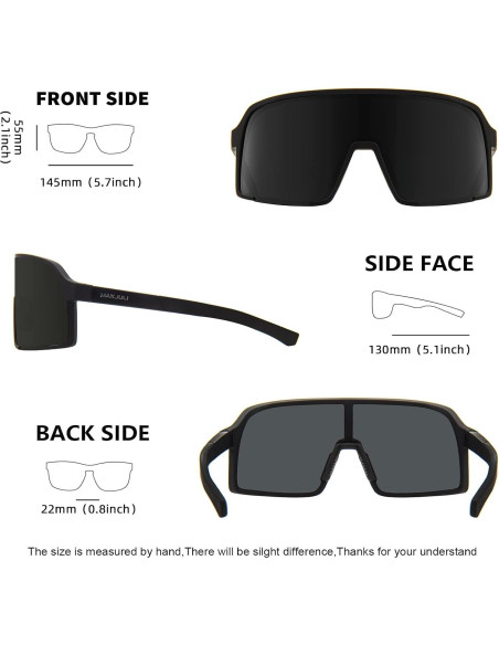 Gafas de sol polarizadas MAXJULI UV400 para deportes al aire libre