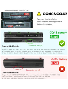 Batería de Reemplazo TREE.NB para HP MU06 MU09 593553-001 2