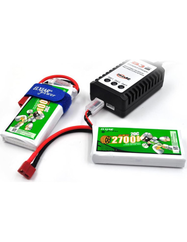 Batería Li-Po 7.4V 2700mAh 20C Elxjar para WLTOYS 12428