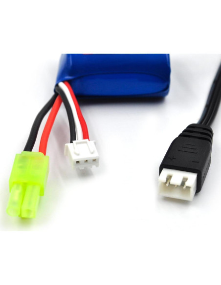 Batería Li-ion 7.4V 600mAh Mini Tamiya 4-Pack elxjar