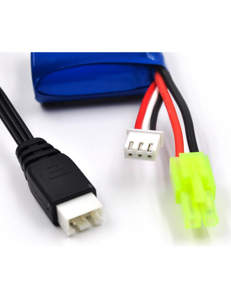 Batería Li-ion 7.4V 600mAh Mini Tamiya 4-Pack elxjar