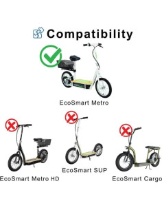 Batería Recargable 36V 7Ah AlveyTech para Scooter Razor EcoSmart 2