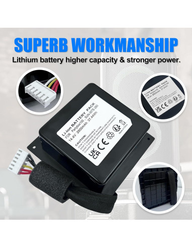 Batería de Reemplazo BooNer para JBL PartyBox 100 14.4V 2600mAh