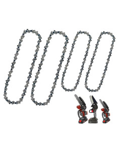 Cadenas de Reemplazo para Mini Motosierra UYEIKMLOP 10 y 15 cm