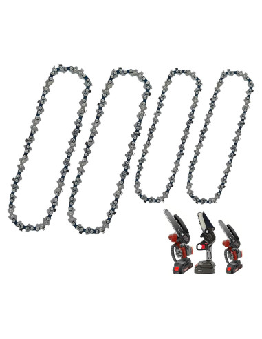 Cadenas de Reemplazo para Mini Motosierra UYEIKMLOP 10 y 15 cm