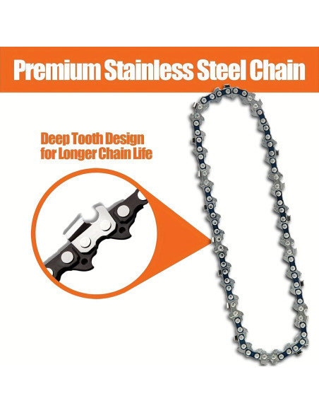 Cadenas de Reemplazo para Mini Motosierra UYEIKMLOP 10 y 15 cm