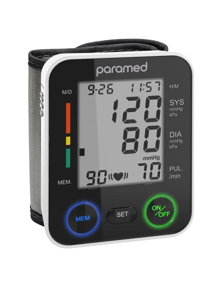 Monitor de Presión Arterial Automático Paramed PG-800A12 con Estuche