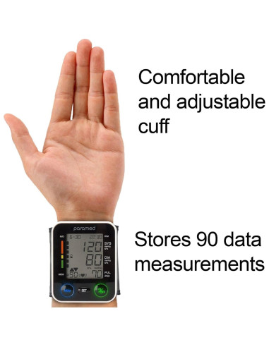 Monitor de Presión Arterial Automático Paramed PG-800A12 con Estuche